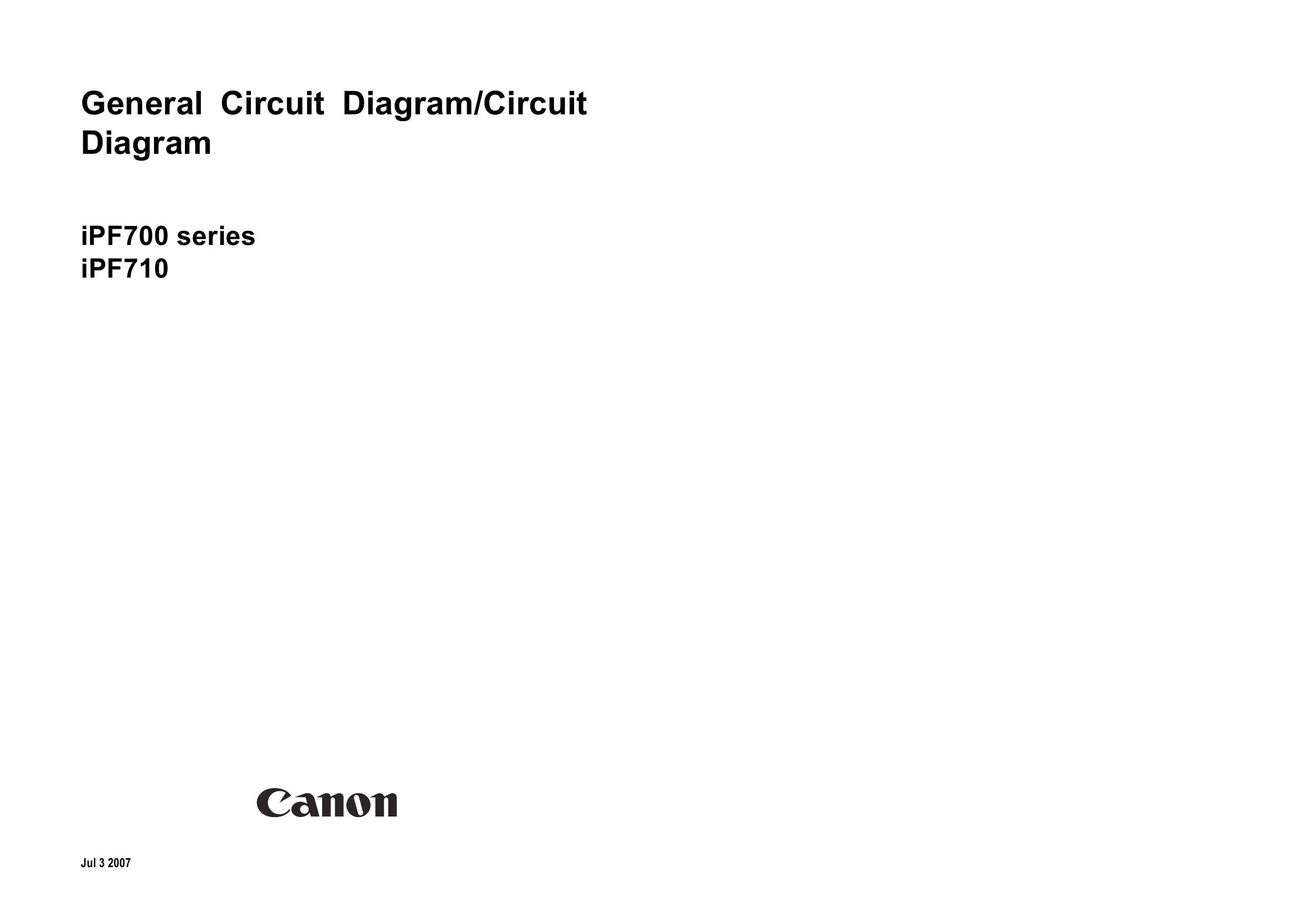 Canon ImagePROGRAF iPF710 Circuit Diagram-1